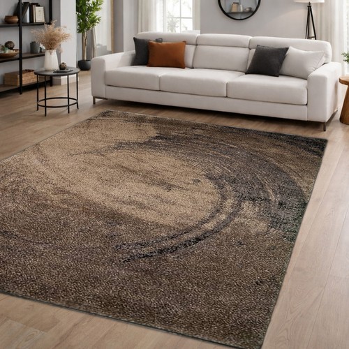 Tapis moderne brun beige