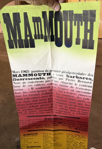Tract publicitaire revue