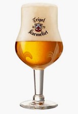 Tripel Karmeliet Ritzenhoff 0.3 Liter Fleur de Lis Tulip Beer Glass Belgium