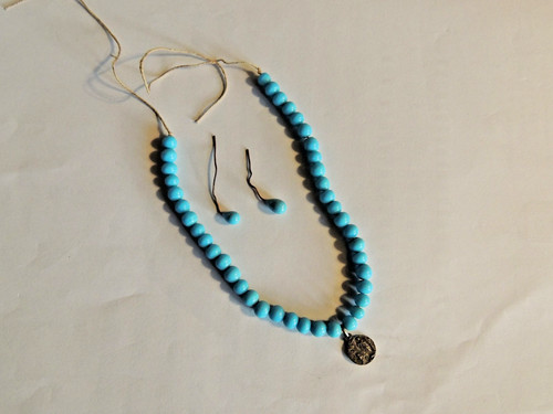 Parure collier boucles