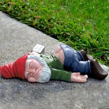 Nain de Jardin Vert Statue