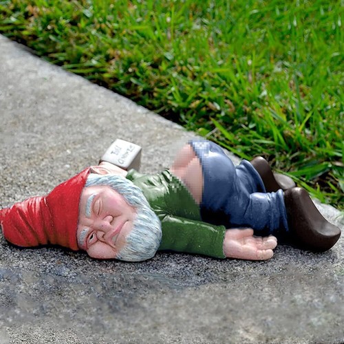 Nain jardin vert statue - vert,
