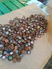 Lot De 2.1  kilo d Ancienne capsules liège métal Bière soda Sortir De Cave