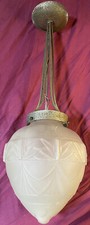 Lustre suspension art déco