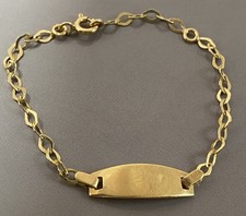 Enfant  bracelet identité or