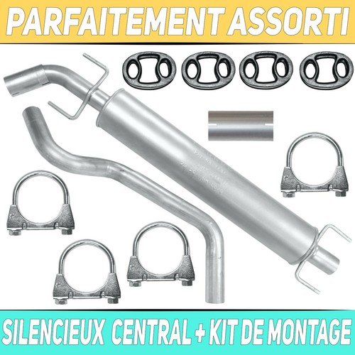 Pot échappement central - d’échappement,