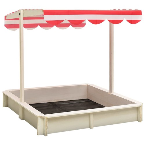 Bac sable bois avec toit - sable,