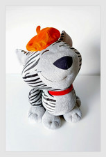 Peluche/Doudou Grand Chat Gris