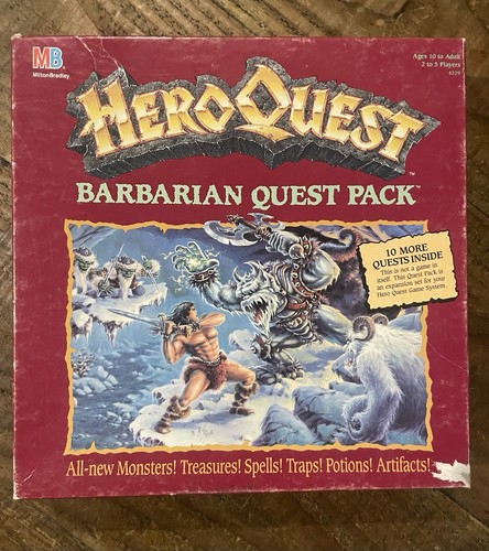 1992 milton bradley hero quest - milton,