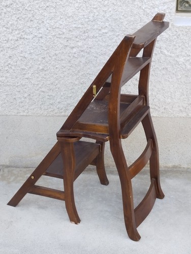 Chaise escabeau style - escabeau, louis