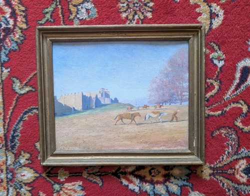 Peinture orientaliste huile - orientaliste, 3f