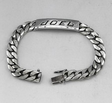 Vintage Bracelet gourmette en