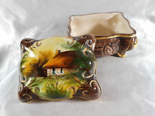 CANDY JAR / EARTHENWARE JEWELRY BOX / CERAMIC H BEQUET QUAREGNON BELGIUM