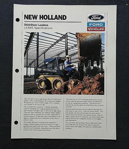 New holland lx665 dérapage - new,