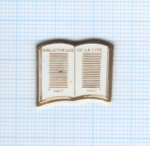 Pin livre bibliothèque - pin’s, de