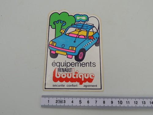 Autocollant automobile vintage - autocollant,