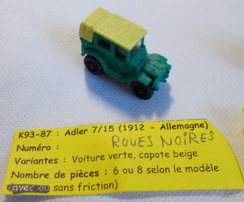 Kinder voiture ancienne - voiture,