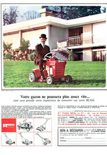 Advertising 0423 1966 Rugg Yvan Béal Lawn Mower