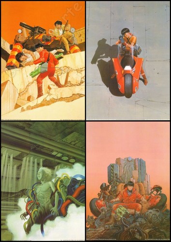 Katsuhiro otomo 4 affiches - -,