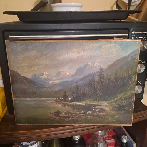Tableau ancien hst signé - ancien,