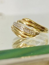 Bague Entrelacée Or Jaune 18K