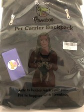 Sac de transport ventral pour chien Pet Carrier Backpack Pawaboo noir Taille XL