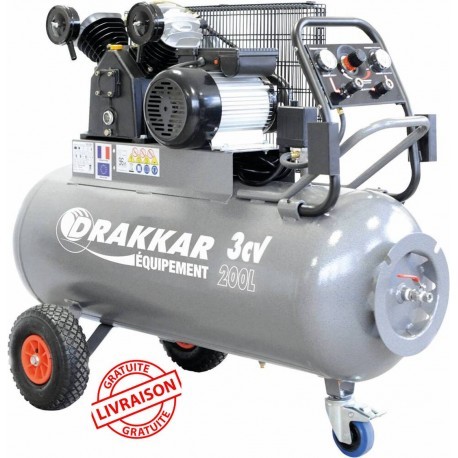 Compresseur air 3cv - compresseur, 200
