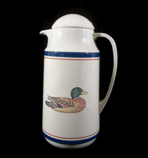 Vintage Corning Mallard Duck 1 Quart Thermique Thermal Server