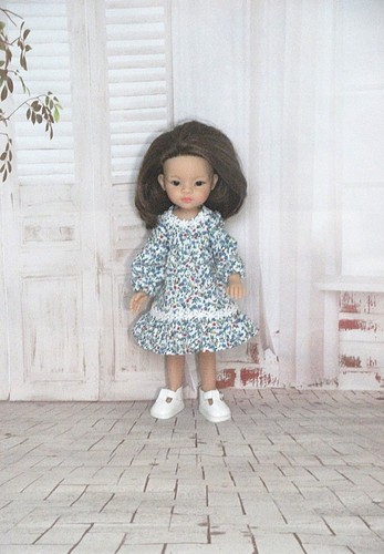 Robe fleurie pour - , poupées