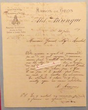 ● FLEURANCE 1889 Abel AURENQUE (Gers) Manufacture wool & cotton knitting