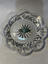 Shannon Dublin Crystal Collection (4) Canape Plates By Godinger New Open Box