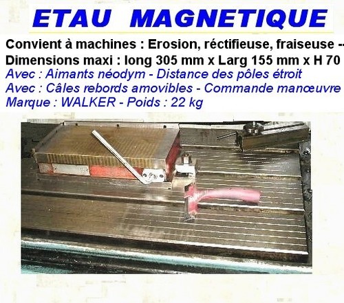 Etau magnétique atelier