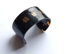 Bracelet jonc rigide bijou Asie ancien asiatique vintage Asian cuff Chine