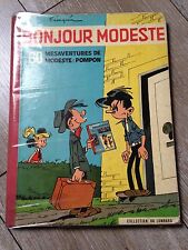bonjour modeste EO belge (1959) 60 mésaventures de modeste et pompon BDM + 250e