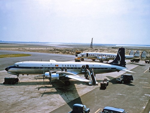 Sabena aviation - dc-7,