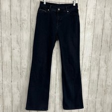 Levi's Perfectly Slimming 512 Bootcut Dark Wash Embroidered Jeans 30x34