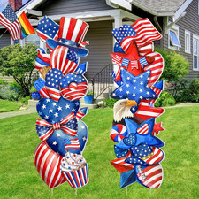 2 Pcs 4Th of July Yard Signs