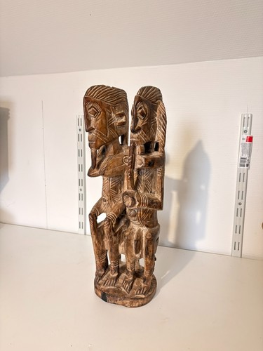 Ancien sculpture bois - sculpture,