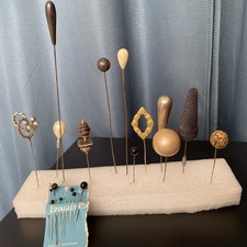 Lot d' Épingles à Chapeaux Anciennes