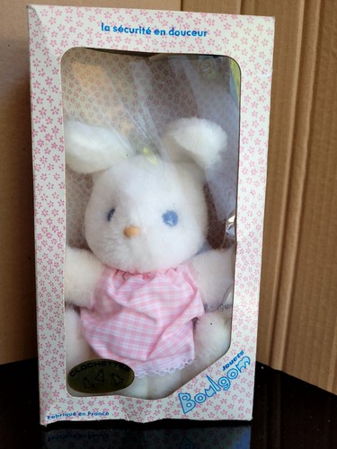 Vintage peluche doudou lapin - vintage,