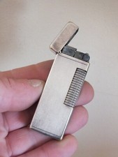 Antique Dunhill Silver Metal Lighter Switzerland, Patented USA