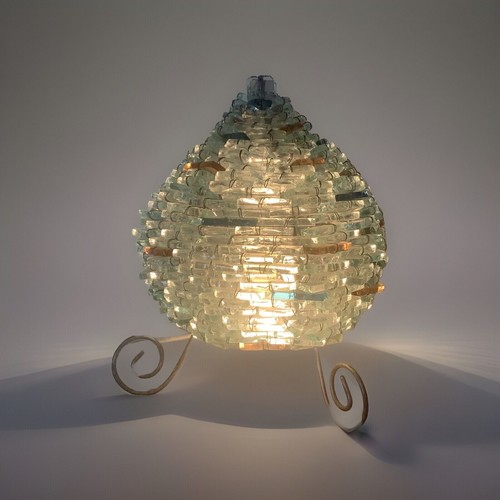 Lampe vintage tao verre - lampe,
