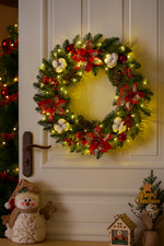 Couronne de Noël lumineuse 40