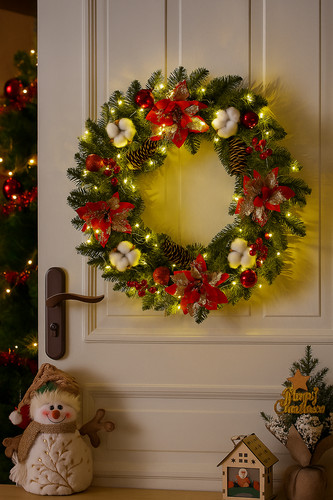 Couronne noël lumineuse 40 - de,