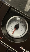 Manomètre pression turbo 4 bars BLANC 52mm Depo RACING