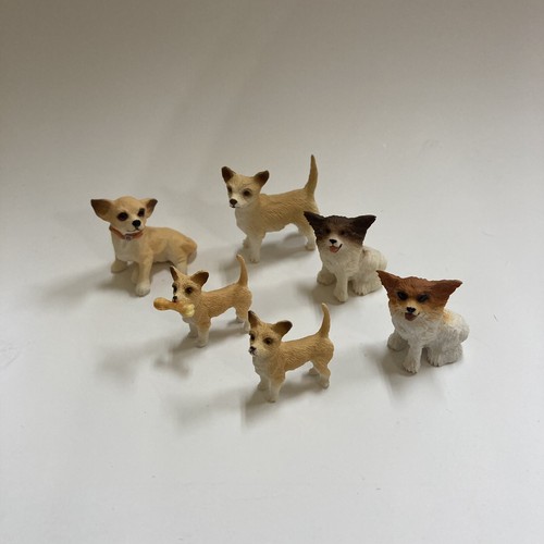 Miniature dogs puppy figures - 6,