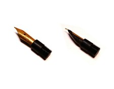 Dauer feder nib/feed set, Conduit/plume, Alimentator/pennino, NOS