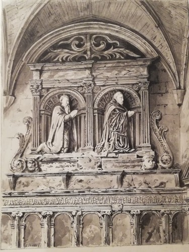 Dessin aquarelle retable - dessin,