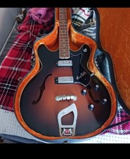 1960s Hagstrum Concord Bass With Case
