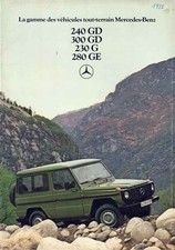 Catalogue Brochure Mercedes G